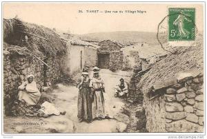 Tiaret . Une Rue du Village Négre