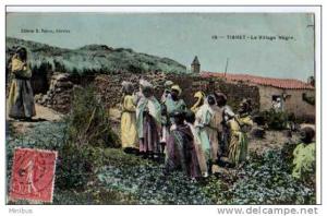 ALGERIE - THIARET Village Nègre