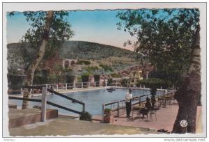CPM TIARET, LA PISCINE en 1955