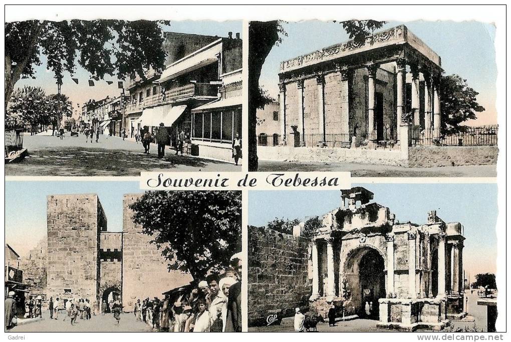 CPsm format CPA Tebessa Algerie