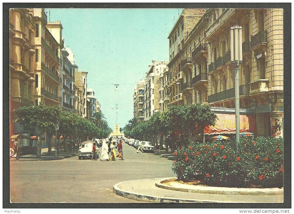 ALGERIE - ALGERIA  -  LE  BD.  LARBI  TEBESSI  -