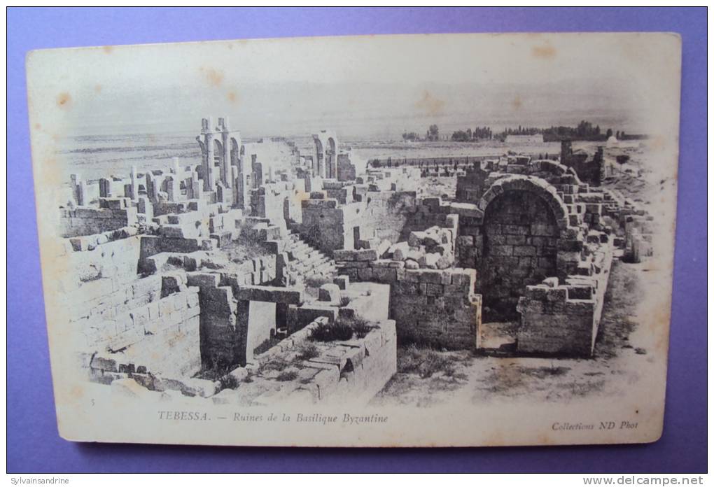 Tébessa  ruines de la basilique byzantine