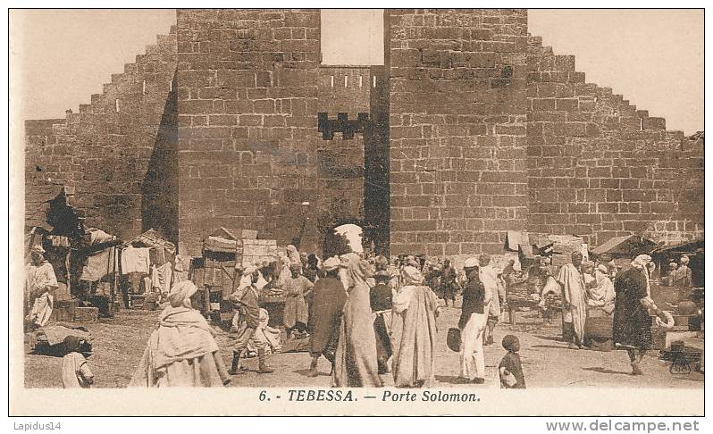 H H 357  / C P A - ALGERIE - TEBESSA  -PORTE SOLOMON