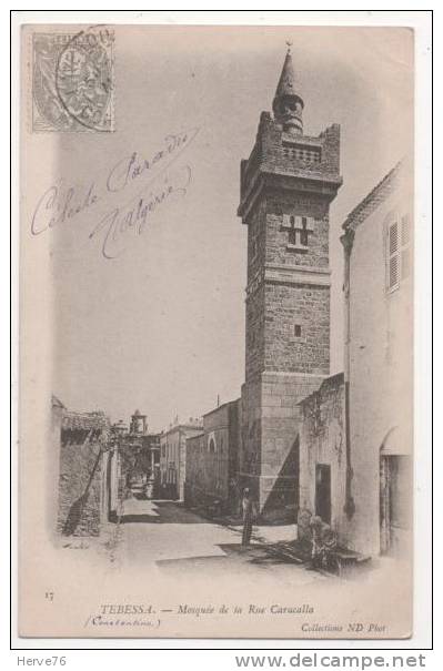 ALGERIE - TEBESSA - Mosquée de la Rue Caracalla