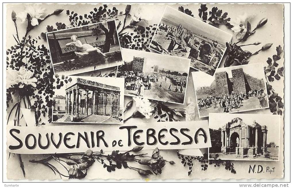 ALGERIE .SOUVENIR DE TEBESSA MULTIVUES