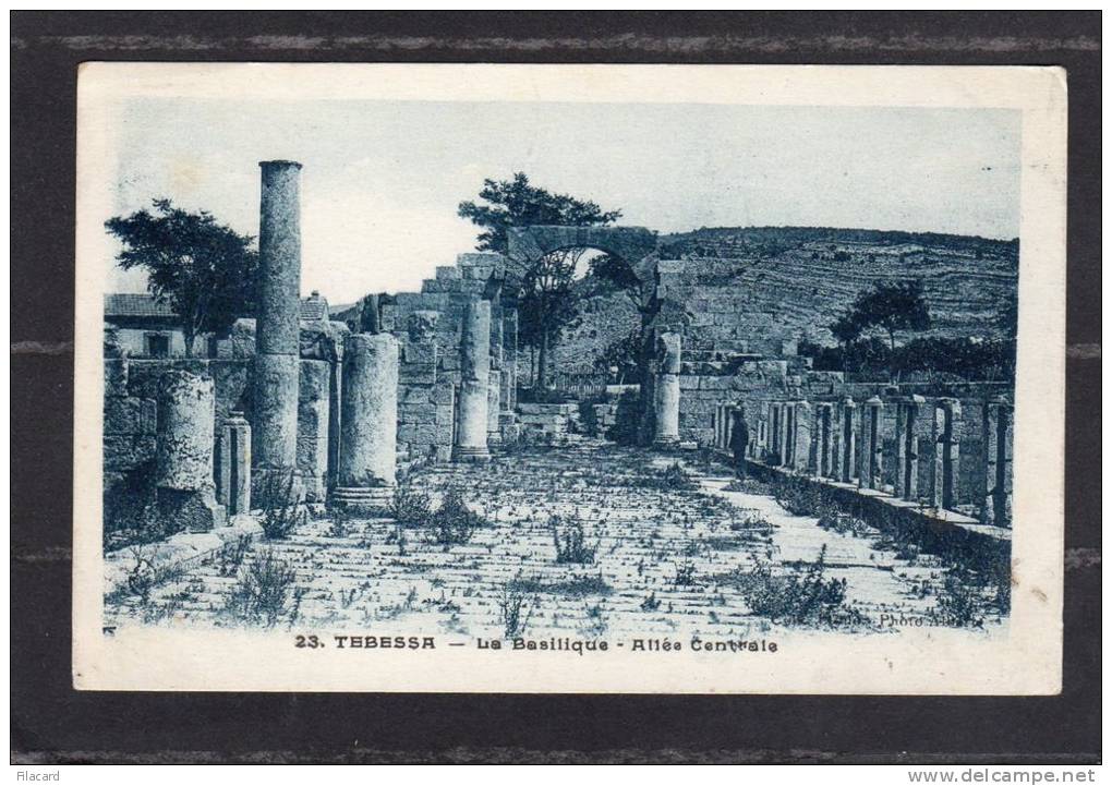 31113    Algeria,    Tebessa,  La  Basilique  -Allee  Centrale,  VG