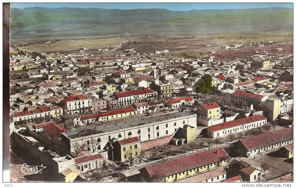 ALGERIE -  Tebessa Vue générale aérienne