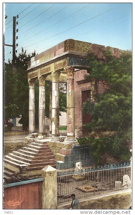 ALGERIE -  Tebessa / Bône  Temple de Minerve