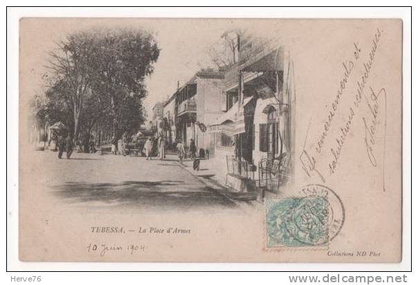 ALGERIE -  TEBESSA - la Place d'Armes