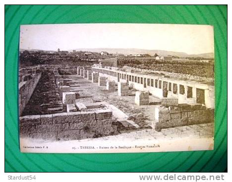 Tebessa-Algérie- Ruines de la basilique-ecuries romaines -n°25