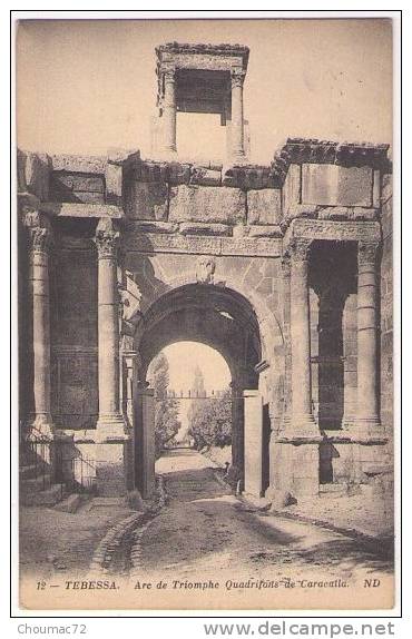 (Algérie) 084, Tebessa, ND 12, Arc de Triomphe