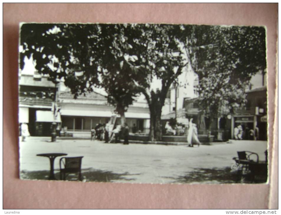 CPSM TEBESSA N°12 LA PLACE DE LA CASBAH