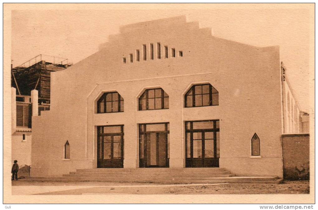 Algérie (Tébessa)-Mine du DJEBEL-KOUIF-Cie Phospates de Constantine-Façade de la salle de récréation*PRIX FIXE