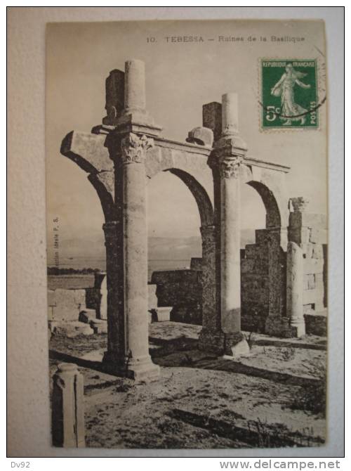 ALGERIE TEBESSA LOT DE CINQ CARTES