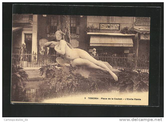 CPA Tebessa, Place de la Casbah - L Etoile filante