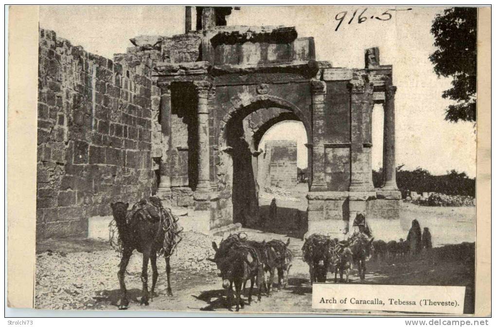 Algerie - Tebessa - Arch of Caracalla