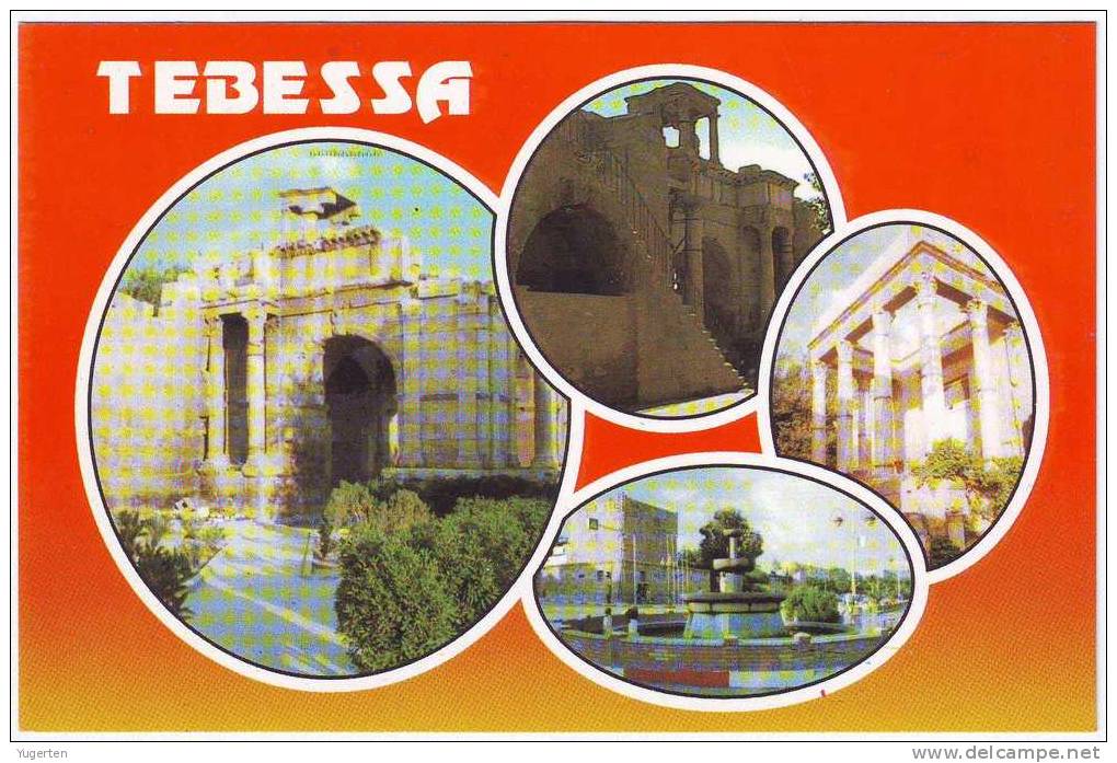 ALGERIE - CP - TEBESSA - Multivue - Neuve