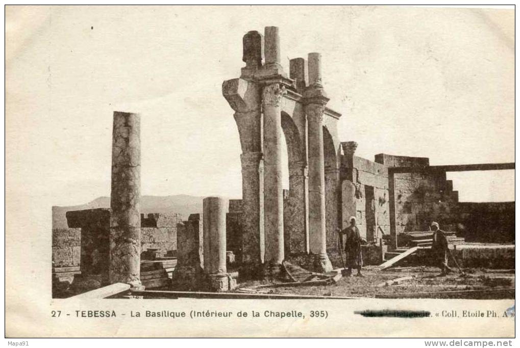 Algérie Tébessa La Basilique (Intérieur de la chapelle)