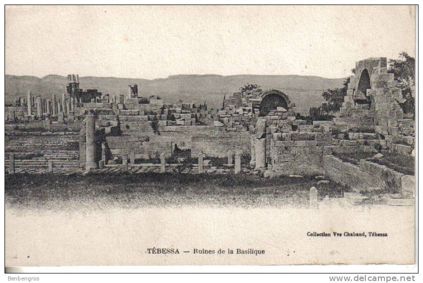 Tebessa  ruines de la basilique