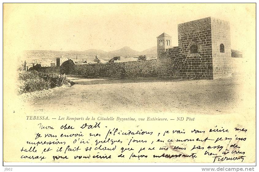 2 - Tebessa - Les Remparts de la Citadelle Byzantine, vue extérieure