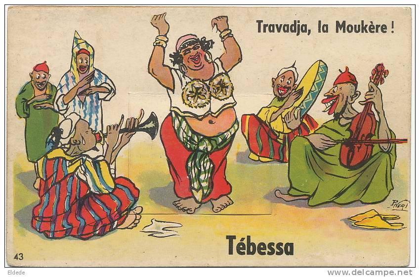 Tebessa Carte Systeme 10 vues par Neri Travadja La Moukere Danse Ventre Belly Dancer