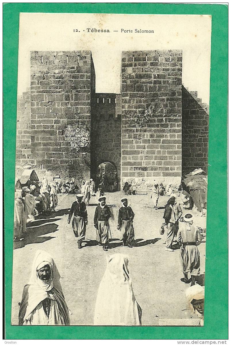 TEBESSA N° 12 PORTE SALOMON