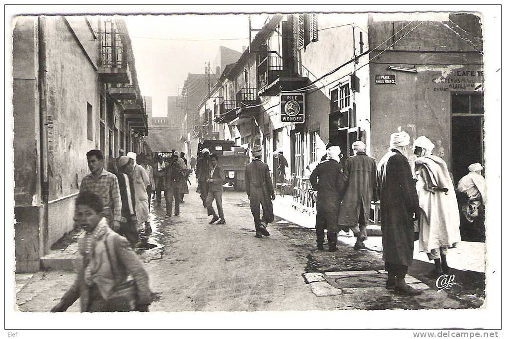 TEBESSA, Algérie Rue Solomon ou Salomon;PUB PILE WONDER 