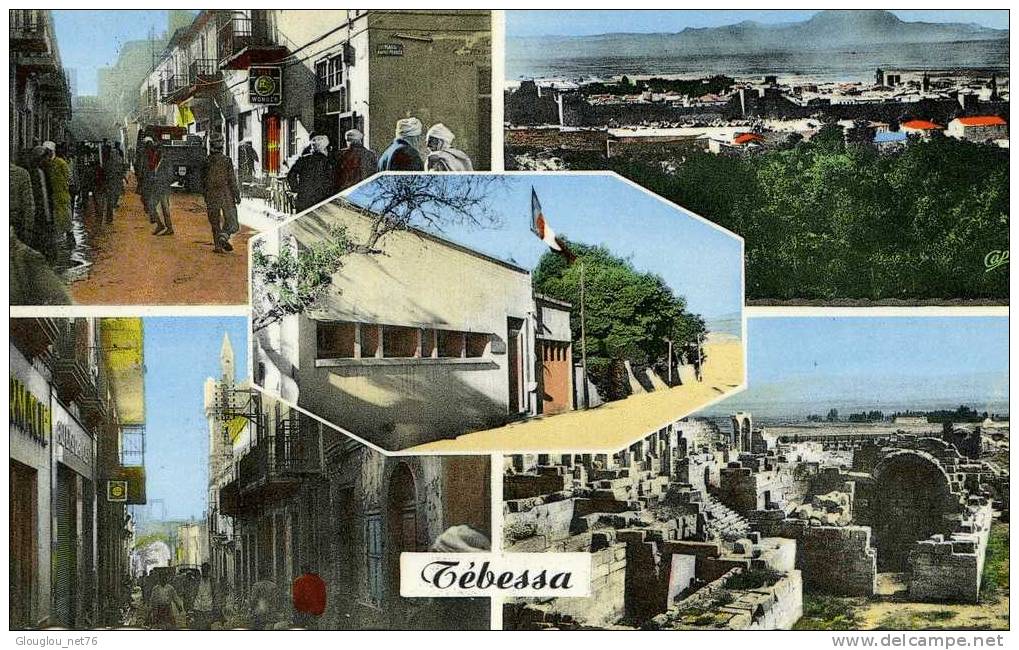 TEBESSA...5 VUES...CPSM PETIT FORMAT