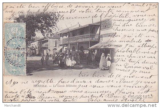 ALGERIE.TEBESSA.LE CERCLE MILITAIRE