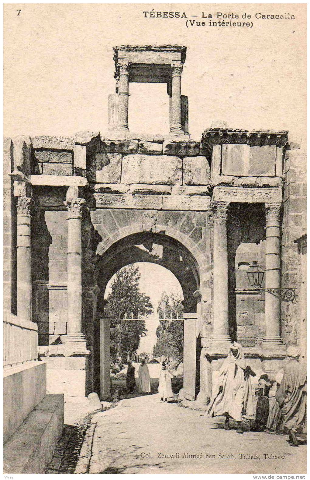 Tébessa - La Porte de Caracalla ( Vue intérieure)