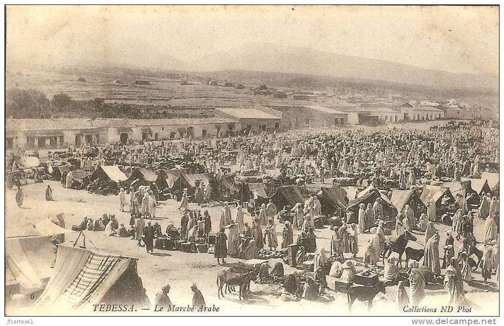 Etr - Algérie - TEBESSA - Le Marché Arabe