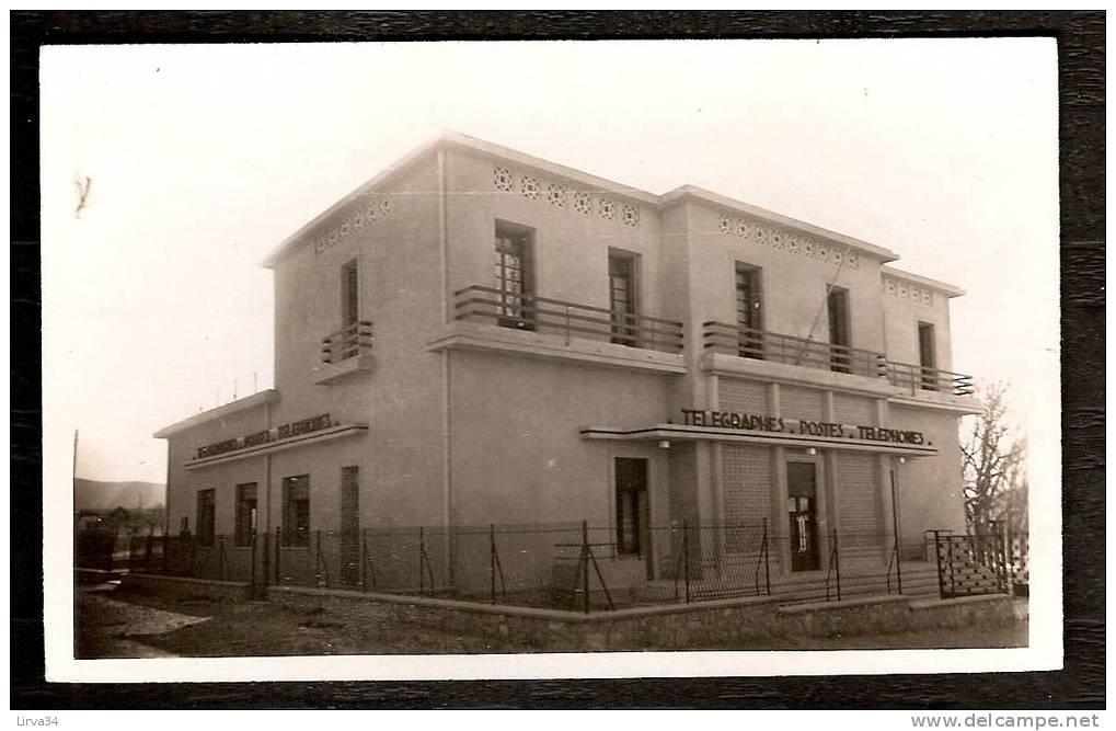 CPSM AFRIQUE -VILLAGES D'ALGÉRIE- TEBESSA  POSTES ET  TÉLÉGRAPHES-