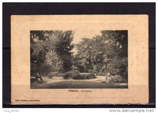 ALGERIE Tebessa Square, Jardin Public, animée, ed Bellisson, 1914