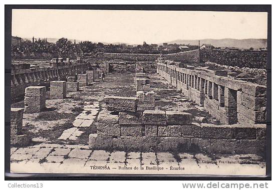 ALGERIE - Tebessa - Ruines de la basilique - Ecuries