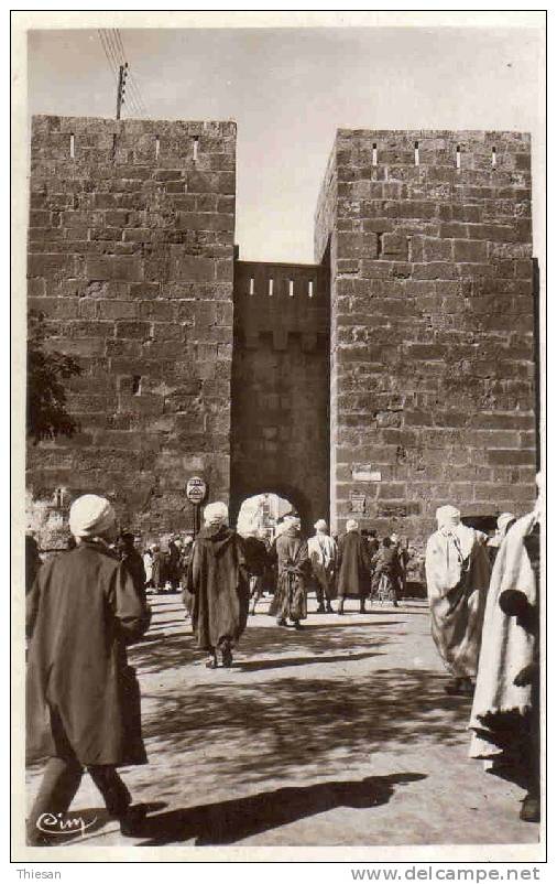 Algérie. Tebessa. Porte de Salomon ( CPSM CIM). Belle animation.