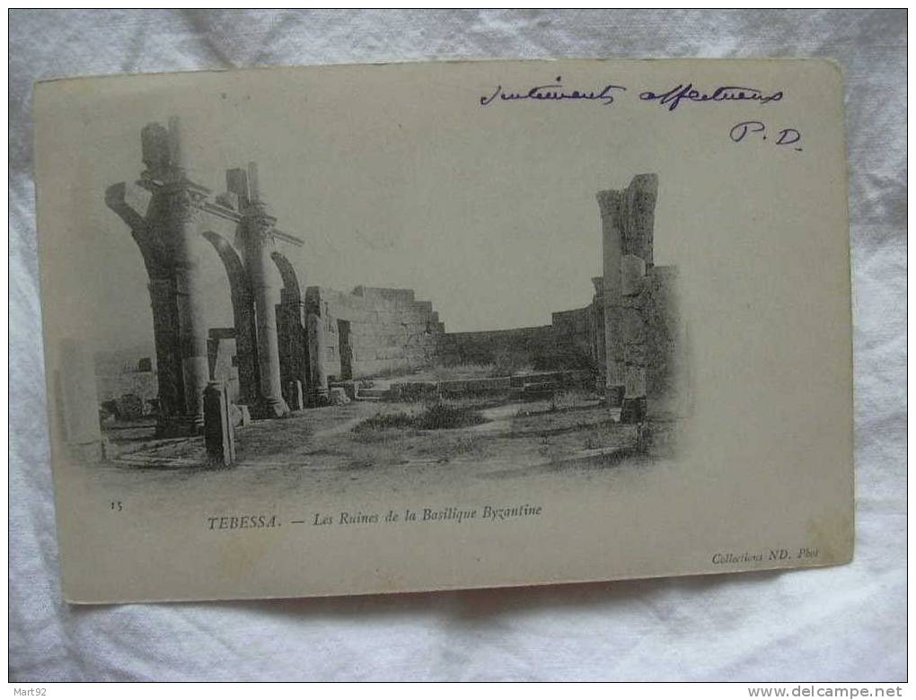 TEBESSA RUINES BASILIQUE