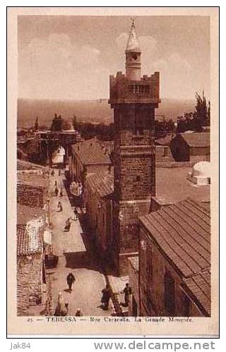 DZ TEBESSA. Rue Caracalla . Mosquée.   Trés belle
