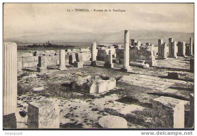 Tebessa  ruines de la Basilique - (c1388)