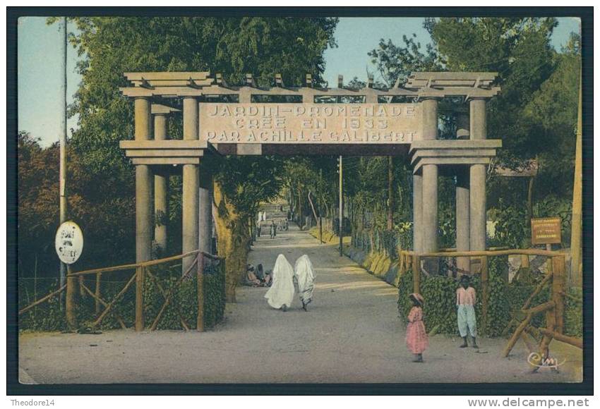 Algérie TIARET Le Jardin public