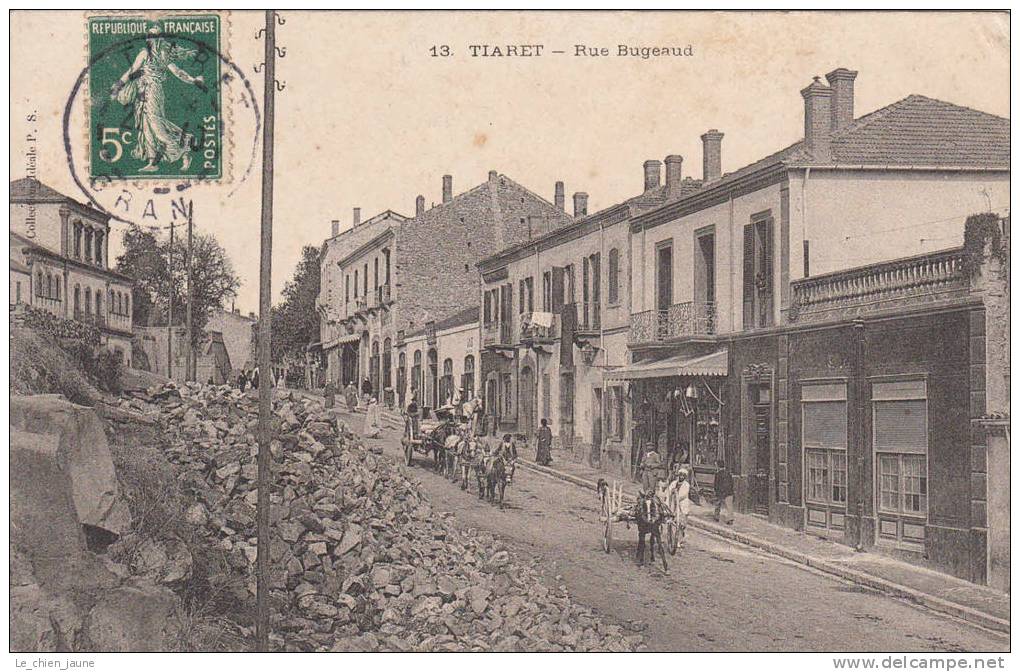 ALGERIE - TIARET - rue bugeaud