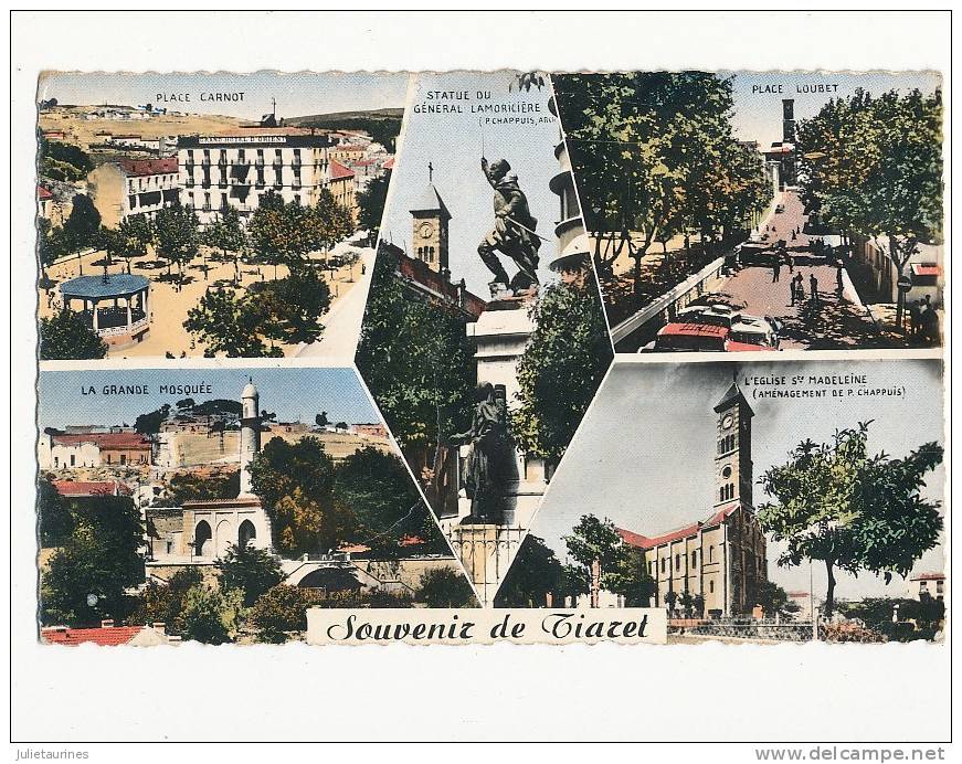TIARET ALGERIE SOUVENIR MULTIVUE CPSM BON ETAT