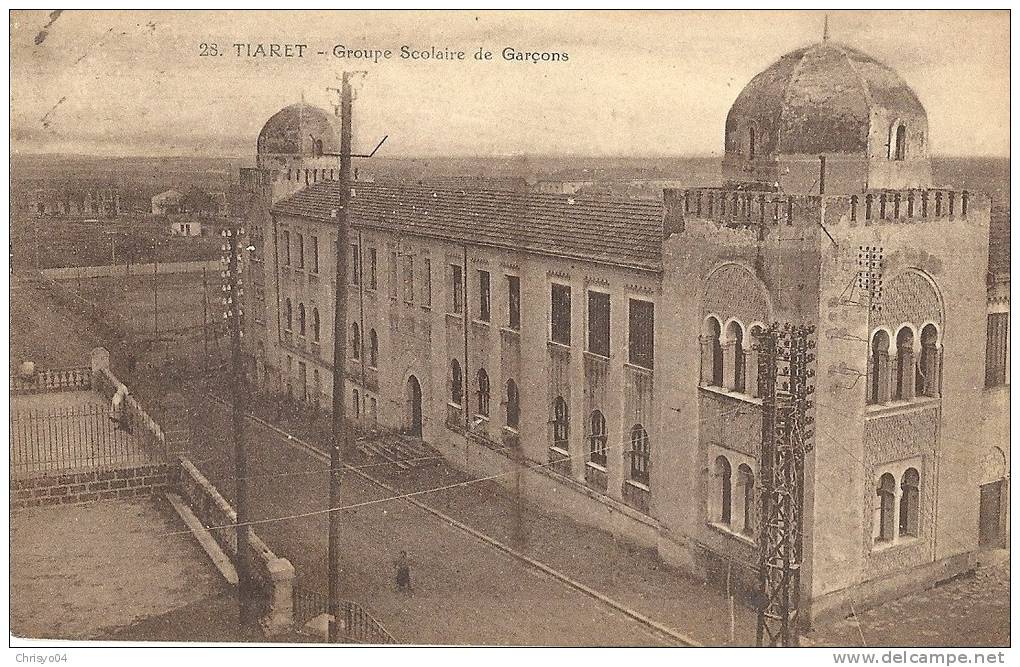 210Si    Algerie Tiaret groupe scolaire ecole des garçons