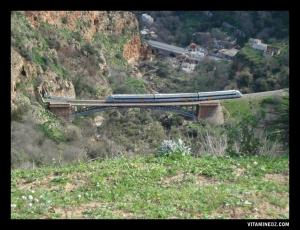 Vue sur le pont Eiffel, El Ourit, Tlemcen