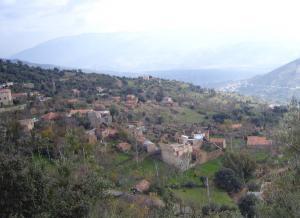 Le village de Hebbane, Ouzellaguen, Béjaia