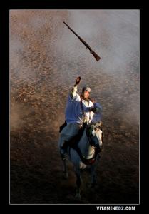 Asla, jeune cavalier à la Waada Sid Ahmed El Mejdoub