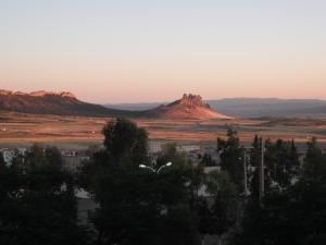 photo de boukhadra au moment de cocher de soleil