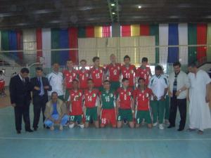 equipe  nationale des cadets  a laghouat