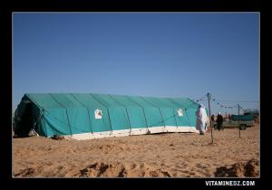 Waada de Sid Ahmed El Mejdoub, tente dédiée au repas des invités (it3am)