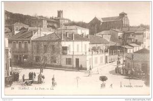 algérie  TIARET   la  poste  1918