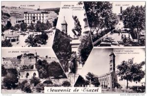CPA /CPSM carte postale ancienne AFRIQUE ALGERIE TIARET multivue souvenir loubet mosquee carnot général